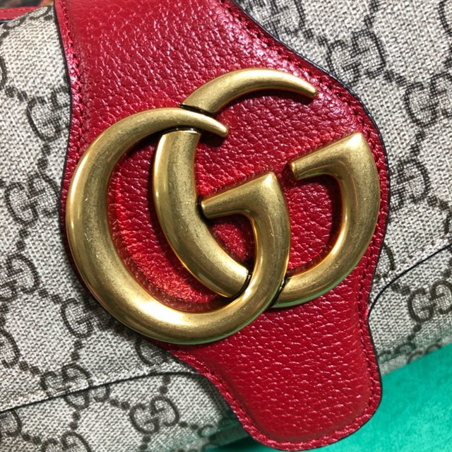 Gucci經典款女包 550129 古馳Arli系列 Gucci小號肩背包 古奇單肩斜挎包  gqy1836